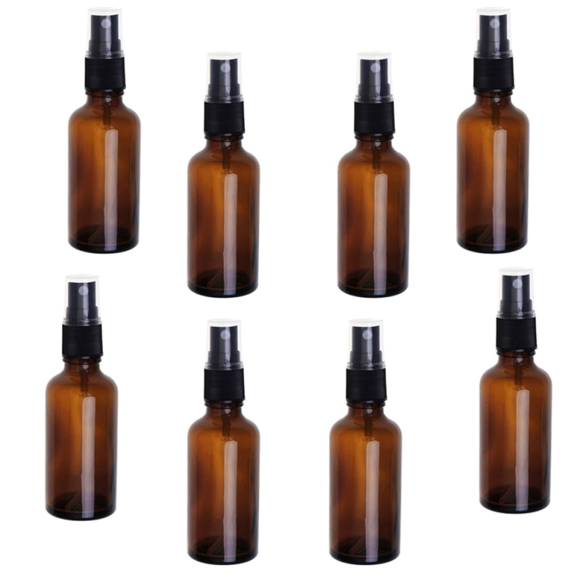 Flacons vaporisateurs en verre ambré 50ml STOBAZA pour voyage