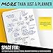 Get Stuff Done Productivity Planner, Daily, Weekly & Monthly Undated Agenda Planners for Full Focus and Goal Setting, Personal Organizers for Men & Women, 8.3