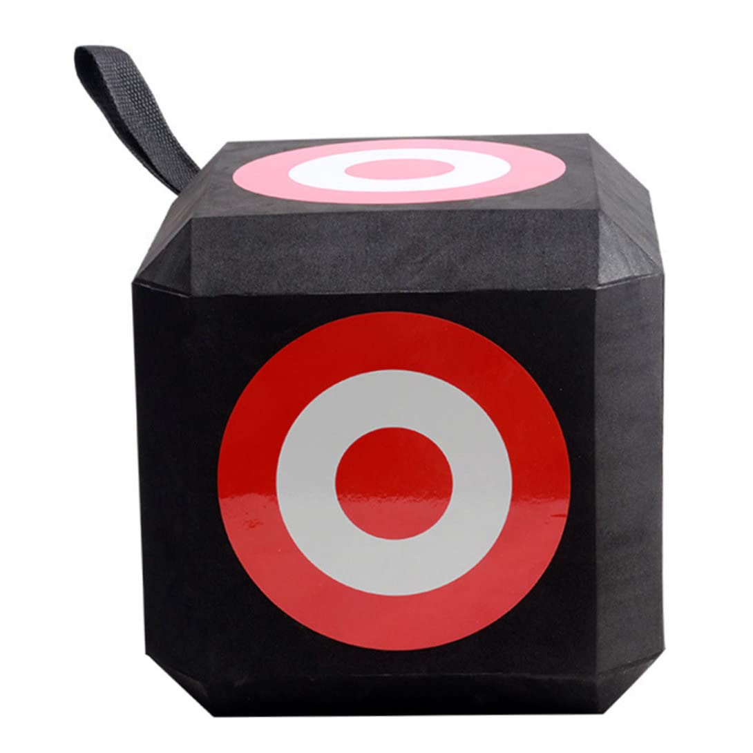 Cible De Tir à L'arc Cube En Mousse EVA Liummrcy – 6 Côtés, Auto-cicatrisante, Légère Avec Poignée, Parfaite Pour L'entraînement En Intérieur Ou Extérieur, Flèches Jusqu'à 45 Lbs