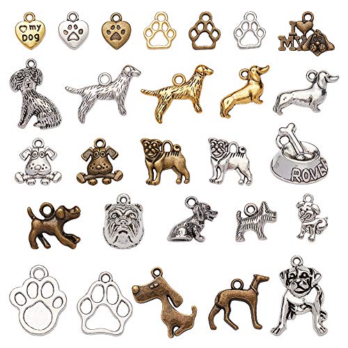 NBEADS Ciondoli di Cani Misti, Circa 83pz Ciondoli...