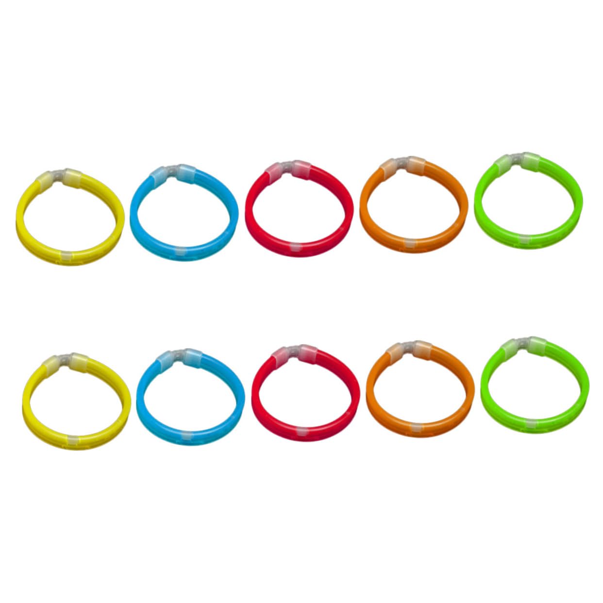 10 Piezas Pulsera De Brillo Pulseras Bofetadas Para Niños Pulseras Luminosas Para Conciertos Pulseras Luminosas Para Fiestas Pulsera Para Niños Palos De Luz Para Niños El Plastico NESTINGHO