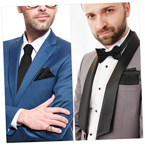 Conjunto de corbata y pañuelo clásico para mujer miniatura 4
