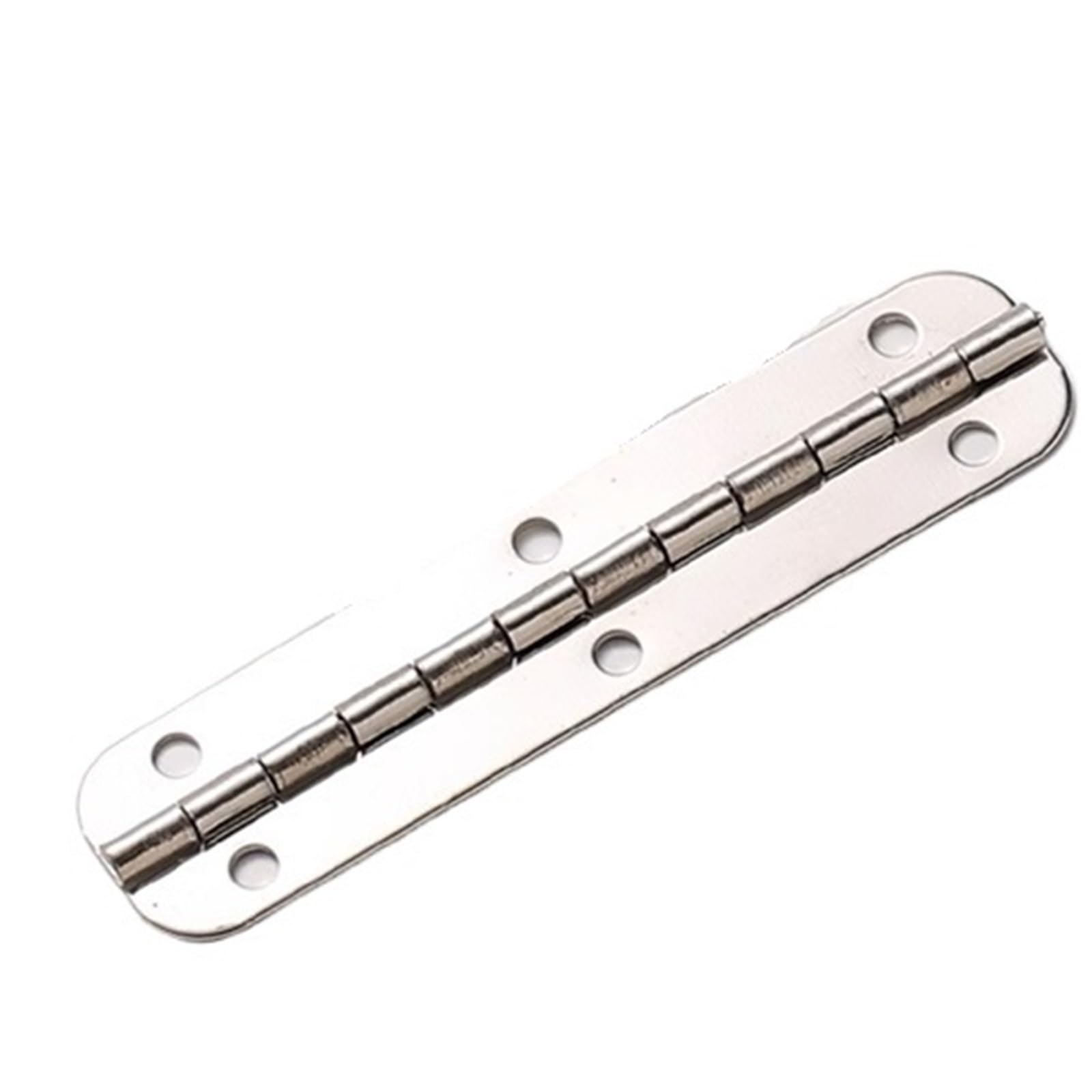 50Pcs Steel 2.5" Continuous Hinge Piano Jewelry Gift Box with Screw(Silver 180Degrees)
