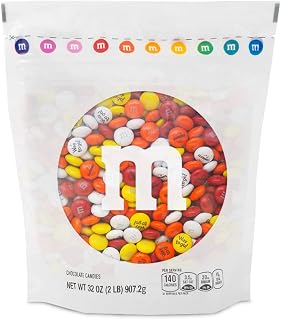 M&M'S Pre-Designed Congrats Milk Chocolate Candy - 2lbs of Bulk Candy with Congratulatory Graphics for Gifts, Parties, Employee Recognition and Appreciation