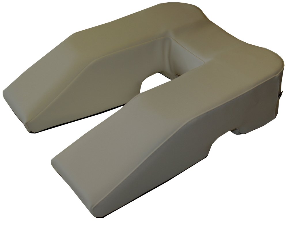 nudischer BAUCHLAGEKISSEN U-Pillow | Massage+Therapiekissen | Skai grau