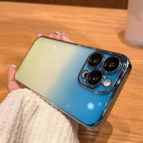 Coque de luxe en placage PC dégradé LVTFCO pour iPhone 14 Pro Max