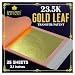 Genuine Gold Leaf Sheets 23.5k - by Barnabas Blattgold - 3.1 inches - 25 Sheets Booklet - Transfer Patent Leaf
