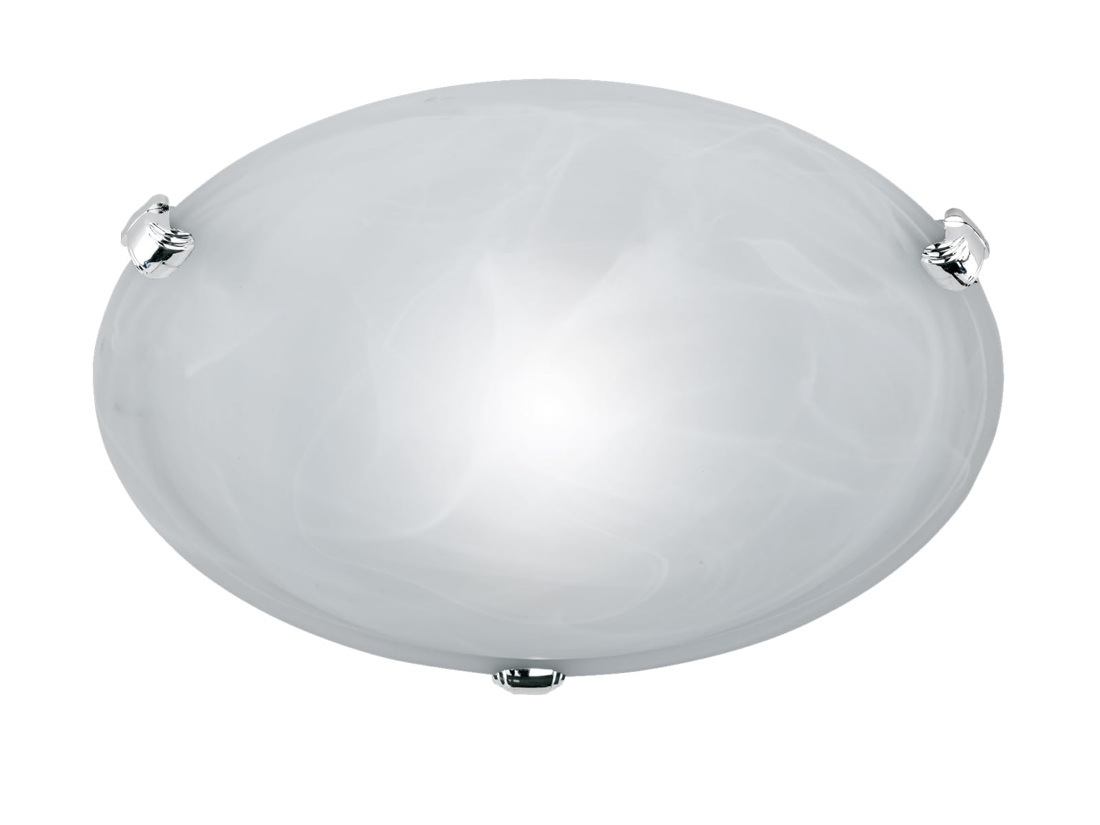 Trio ceiling light glass diameter 30 cm 1x60W E27 white alabaster color 6105011-01