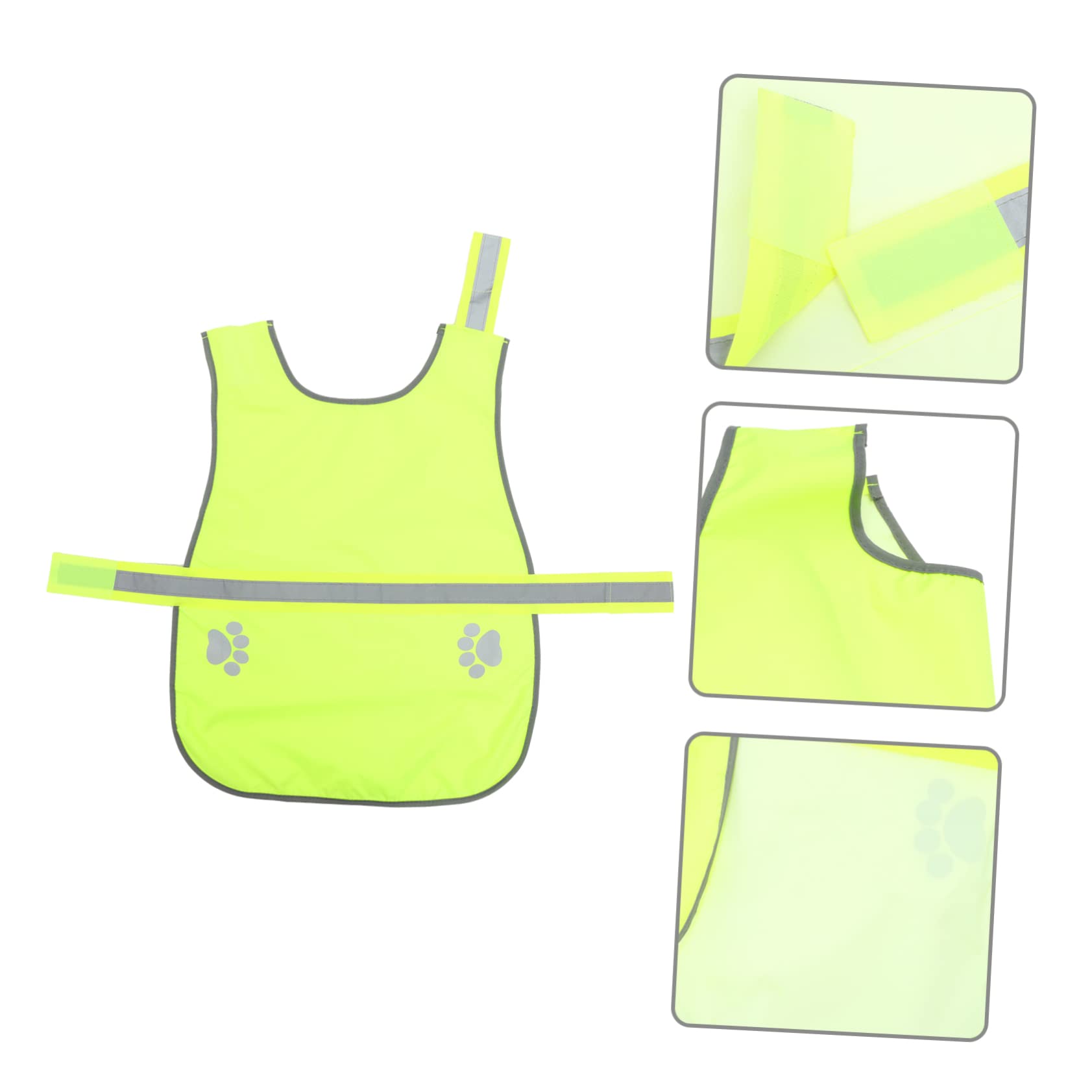 Supvox 5stücke Reflektierende Hundeweste Für Hohe Sichtbarkeit Verstellbar Strapazierfähigem Für Nächtliche Aktivitäten Und Outdoor-Sportarten