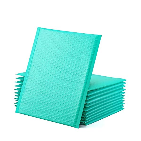 GSSUSA Luftpolster-Versandtaschen, 21,6 x 30,5 cm, selbstverschließend, für kleine Geschäfte, gepolsterte Umschläge…