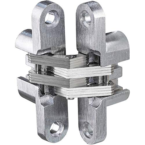Gedotec Drill-in Hinge in Stainless Steel Look, 2 Pieces, 12 x 59 mm - Image 2