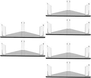 BESPORTBLE 6Pcs Ball Holder Basketball Rack Football Stand Basketball Stand Training Ball Stand Football Holder Football Holder For Exhibition Balls Base The Star Acrylic Pack