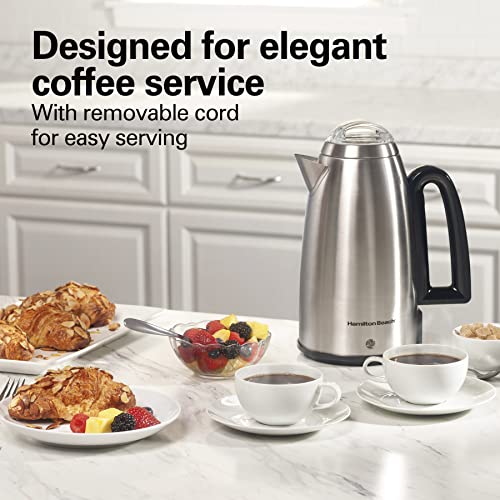 Hamilton Beach 12 Cup Electric Percolator Coffee Maker with Cool Touch