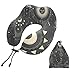 Oyihfvs Vintage Different Stages of Moon Moonlight Activity Zodiac Signs U Shaped Memory Foam Travel Pillow with Snap Clip, Soft Comfortable and Washable Neck Support for Sleeping Rest Office Travel