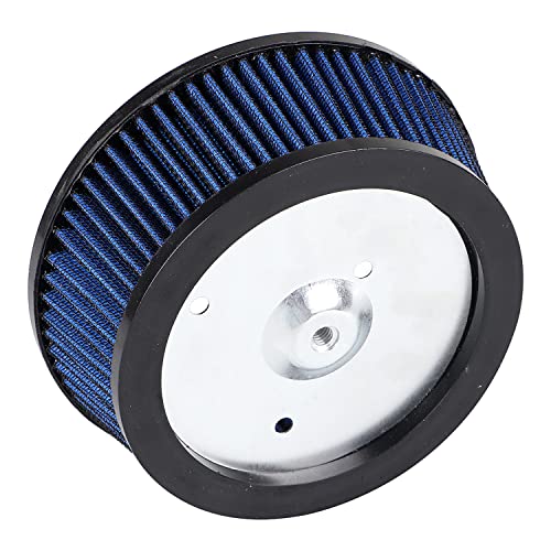 XMMT Blue Big Sucker Stage 1 Air Cleaner Blue Filter Element For Harley Street Glide FLHX Road Glide Electra Glide 1999-2007,Softail 2000-2015, Dyna 1999-2017 (except 2008-2016 Touring/Trike）