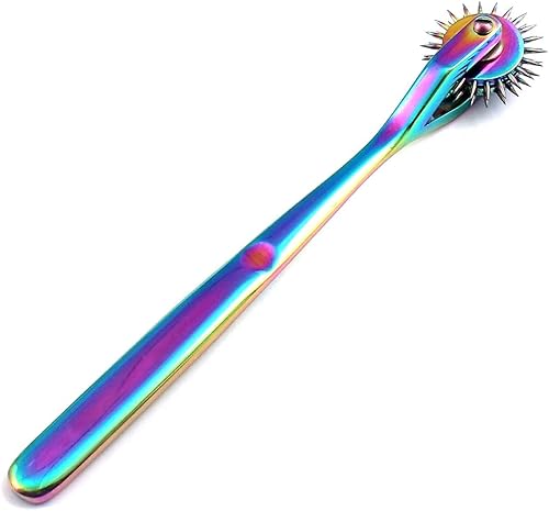 Wartenberg Neuro Pinwheel - Rueda de acero inoxidable con 2 cabezales para instrumentos de diagnóstico, multicolor arcoíris