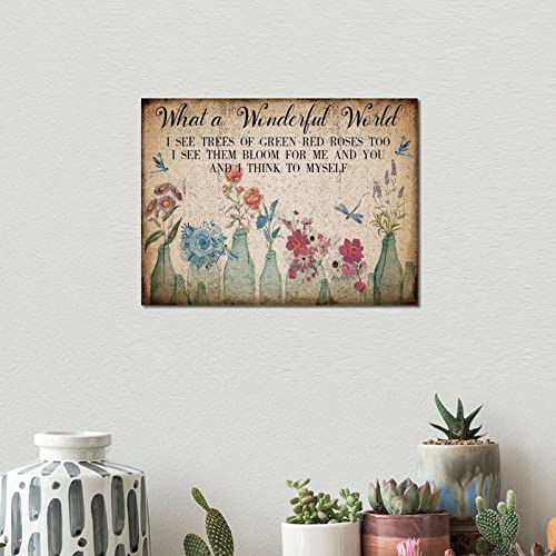 Plaque bois libellule tulipe rose objet decoration maison tableau rustique chic - 4