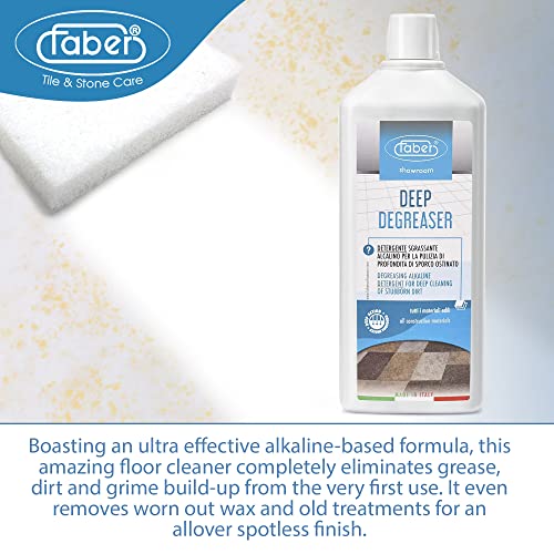 Faber Deep Floor Degreaser Heavy Duty Alkaline Based Floor Cleaner Degreaser- Commercial Grease Remover For Safe Cleaning On Synthetic & Natural Flooring, Porcelain, Stone, Quartz, Ceramic thumb #6