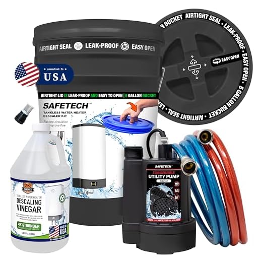 How to use vinegar in pressure washer Safetech Tankless Water Heater Flushing Kit