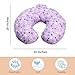 RELY+ Nursing Pillow for Moms Breastfeeding Pillows Comfy U-Shape with Handy Pocket Washable Cotton Cover No Foul Smell | Smart Fit for Feeding Baby