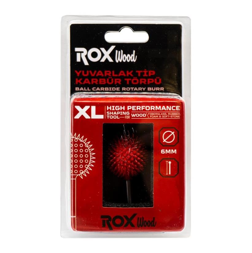 ROX WOOD Karbür Yuvarlak Tip Top Törpü 30mm