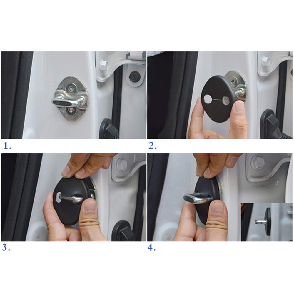 Maniglie interne per portiereauto Per Jeep Per Renegade 2016 2017 2018 2019- 2022 Auto Maniglia Interna Della Porta Ciotola Cornice Decorazione Adesivi Di Copertura Copertura della maniglia della port