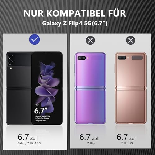 Coque de protection Z Flip 4 rouge pour éviter rayures et chocs