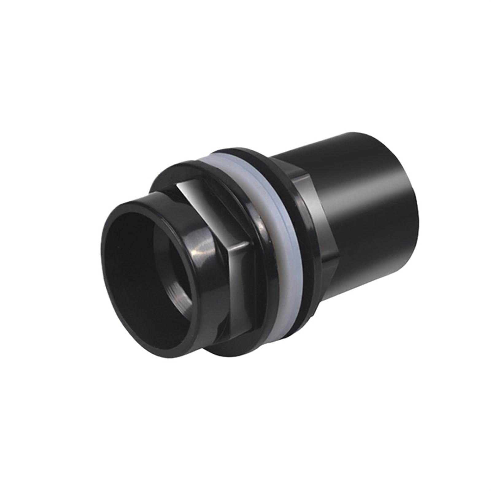 Lubrel Black Pipe Fittings,Aquarium Pvc Straight Connector Multicolor Id 20-50Mm(,Id 40Mm)