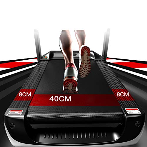 Image of Running Machine Equipment Motorised Foldable Treadmills for Home Gym 265 Lbs Weight Capacity Walking Noise Reduction with Pulley
