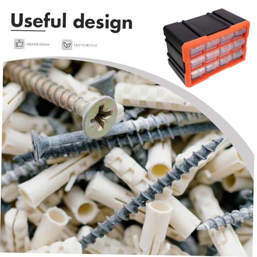 Accessoires de stockage ORFOFE dans une boîte à compartiments plastique portable - 8