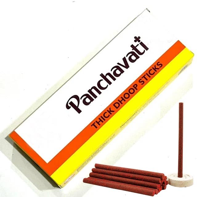 Image of Pack of 1 (21 Dhoop Sticks) Panchavati Long Premium Dhoop Incense Sticks for Extra Freshness, Home Temple Worship, Peace, Purification, Atmosphere Positive Energy