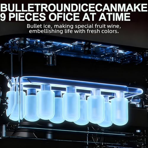 Machine à glaçons rapide 6 min compacte et autonettoyante de 1,2L - 3