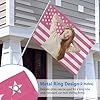 Custom Pink American Flag 3x5 Ft, Personalized Funny Flags Design Your Image Logo Photo Text Customized Flag Tapestry for Bedroom Room Dorm Concerts Outdoor Garden Decor #3
