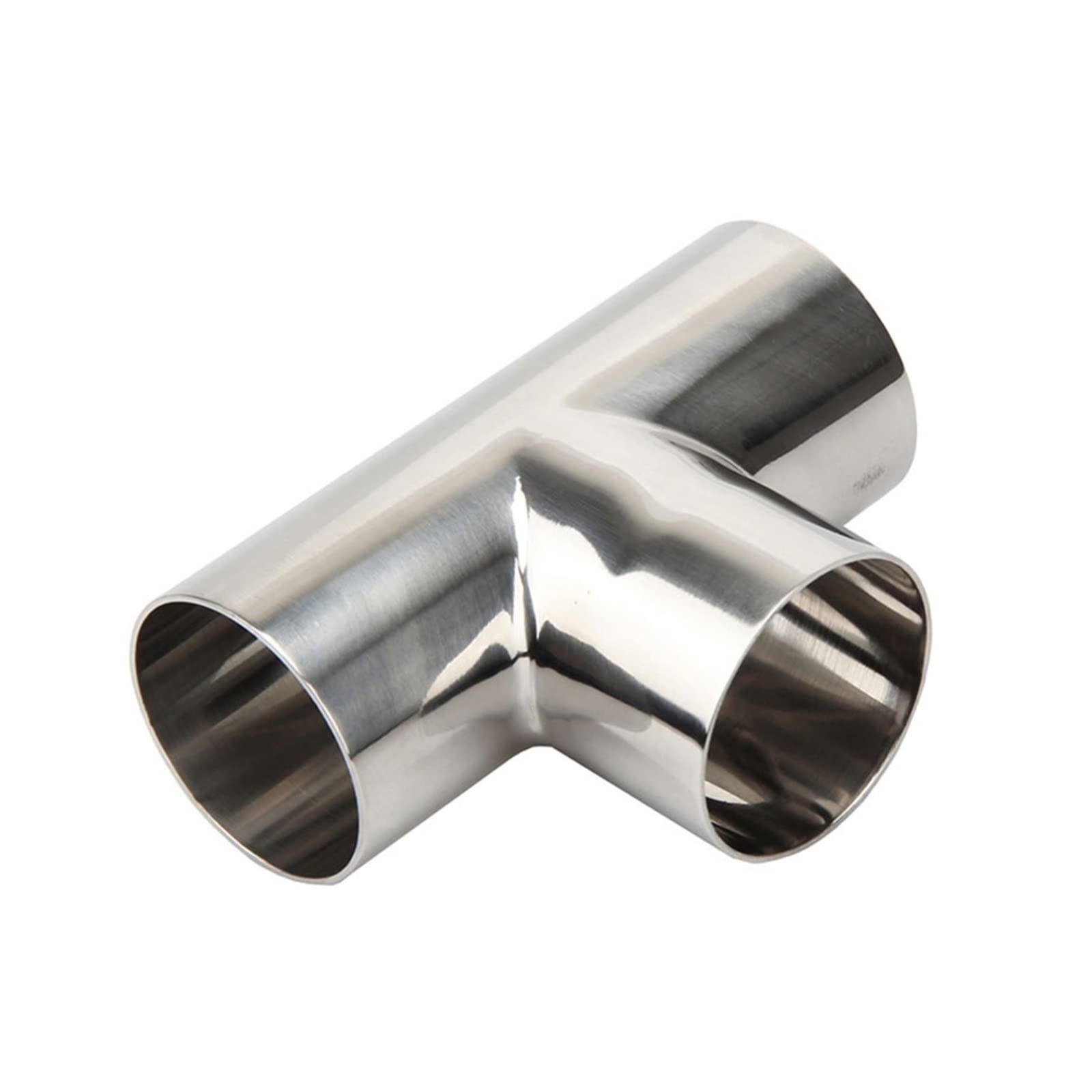 UVERLY Soldadura en te Sanitaria SS304 316 Instalación de tuberías de Acero Inoxidable (Color : SS304, Size : 89MM)