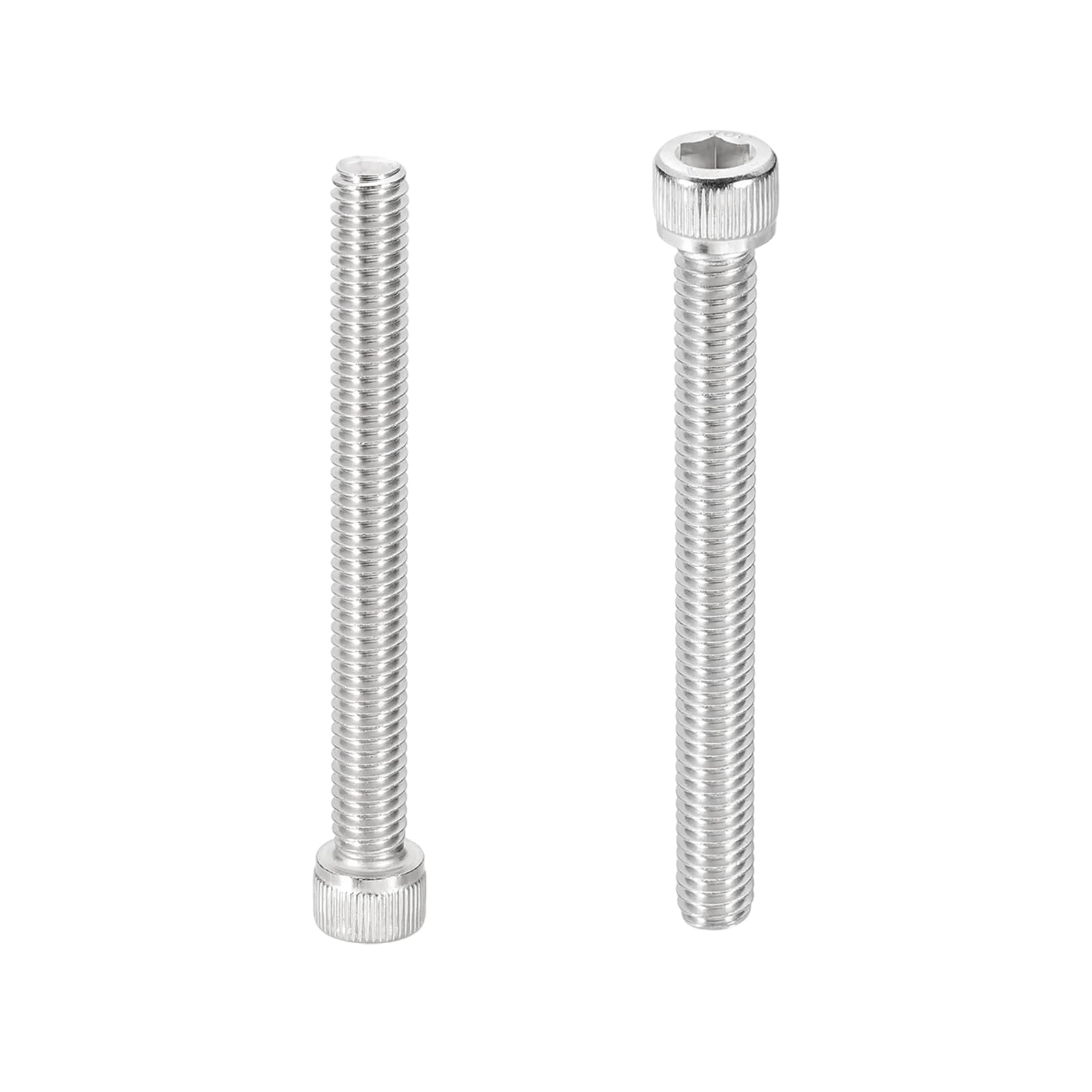 PATIKIL 5/16-18x3 Hex Socket Head Cap Screws Bolts, 10 Pcs 304 Stainless Steel Screws Bolts, Socket Hex Drive, Full Thread, Bright Finish