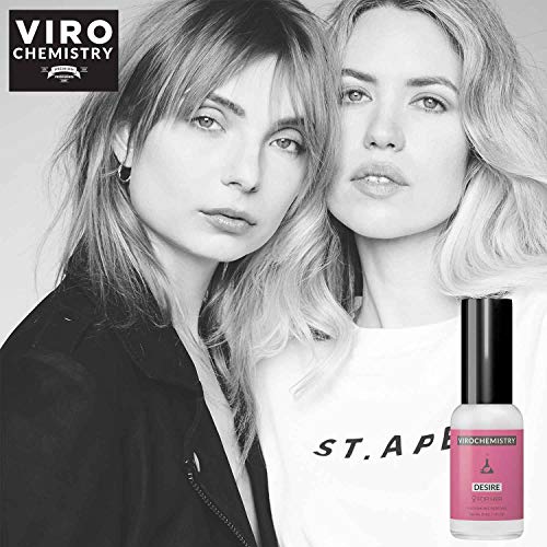Virochemistry Pheromones For Women (Desire) - Elegant, Ultra Strength Organic Fragrance Body Perfume (1 Fl. Oz) #TOP5