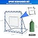 Winthai 3.7x3.7FT Soccer Rebounder Net, Quick-Switch Angle Soccer Training for Control, Passing Practice, Easy Setup Rebounder Gifts & Equipment for Kids,Teens & Adults