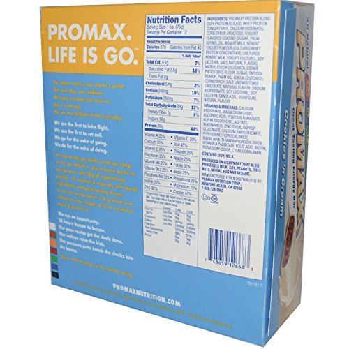 Promax Energy Bar - Cookies n Cream - 12 Bars miniatura 2