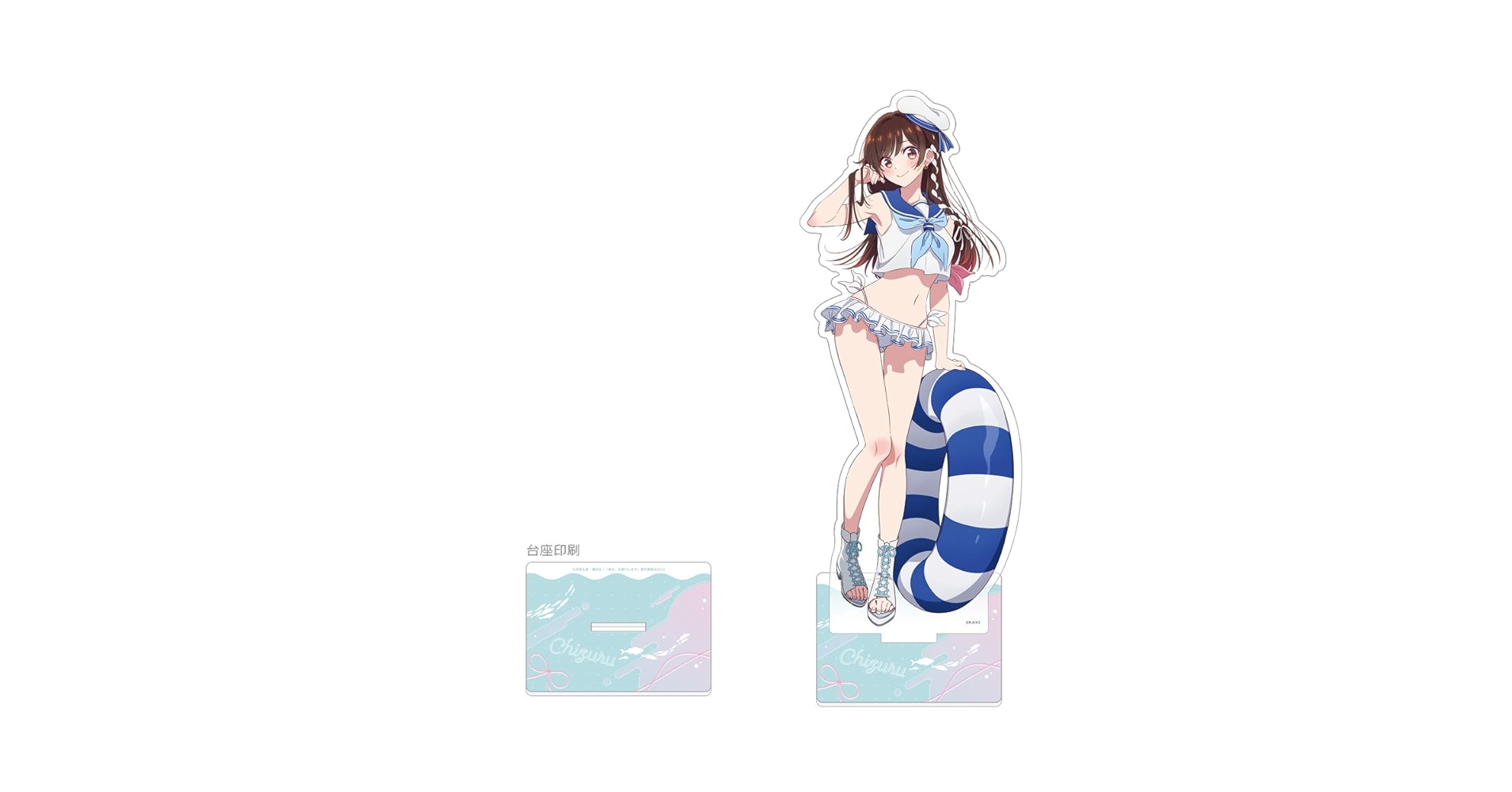 【ラス1】彼女お借りします mios アクリルスタンド 全8種セット OUTLET】彼女、お借りします アクリルスタンド特大 千鶴 351148