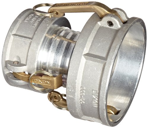 Dixon 4060-DD-AL Aluminum Cam and Groove Hose Fitting, Reducing Spool Coupler, 4" Socket x 6" Socket