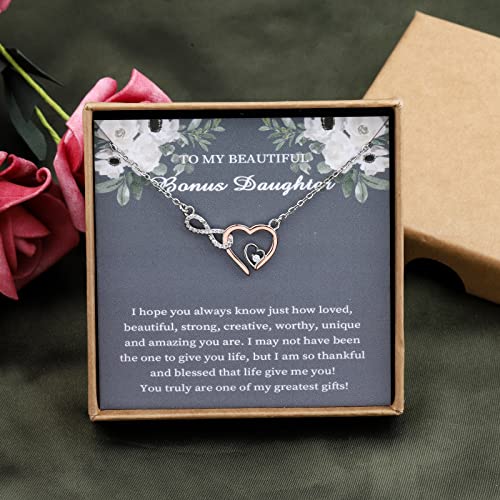 OKEYCH-Bonus-Daughter-Gift-From-Step-Mom-Dad-To-My-Stepdaughter-Necklace-Stepdaughter-Gift-From-Stepmom-Stepdad-Adopted-Daughter-Birthday-Gift