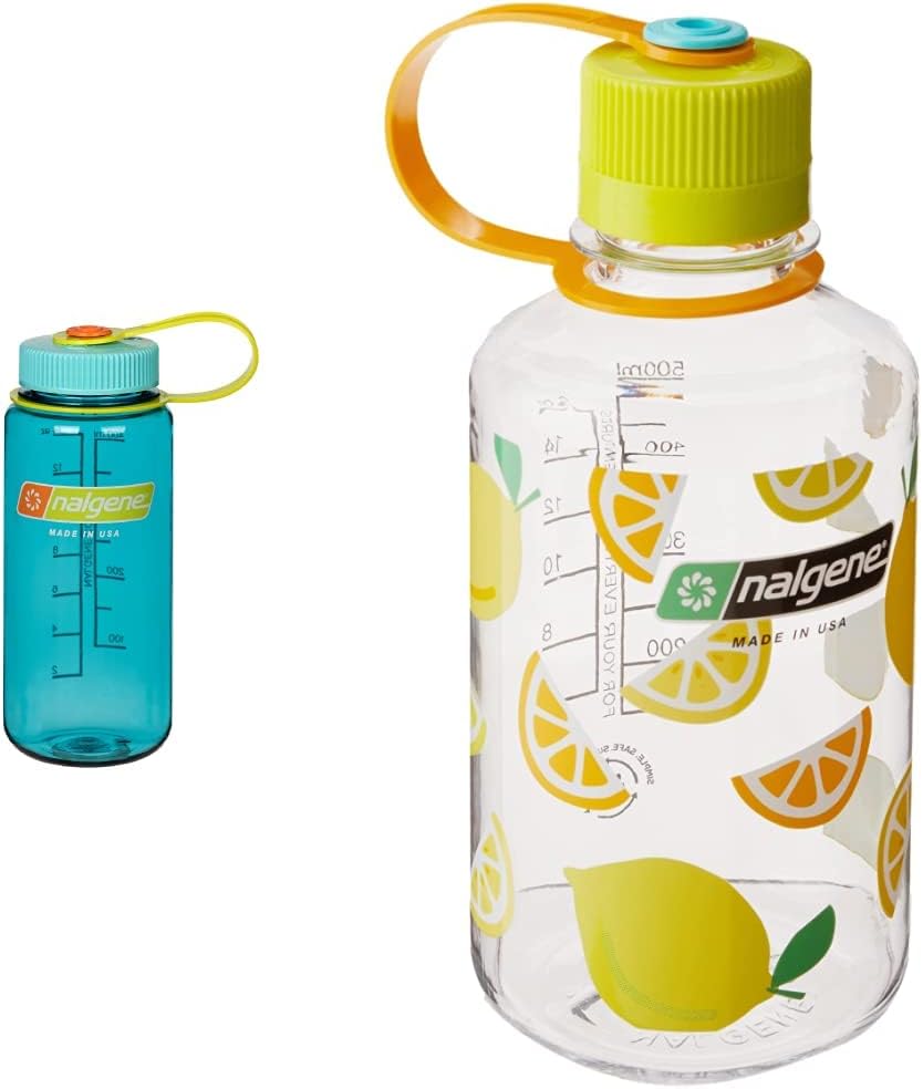 Nalgene Sustain Tritan BPA-Free Water Bottles Made with 50% Recycled Plastic Waste | 16 oz & 16 oz