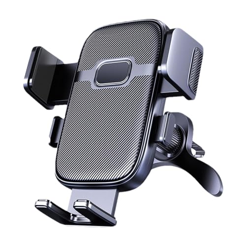 Samuliy Soporte para teléfono de coche, giratorio de 360 grados, resistente al desgaste, soporte antideslizante para teléfono móvil