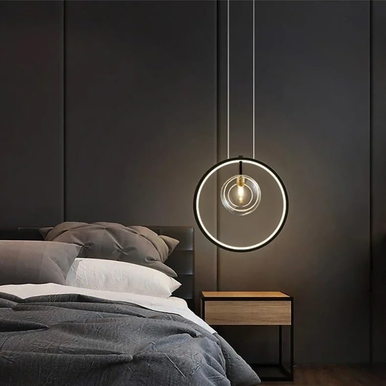 Lustre Décor La Maison en blanc froid suspension haut de gamme 28cm