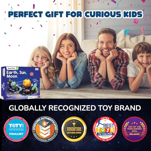 Smartivity Earth-Sun-Moon Space Toy for Kids 8-14 Years Old | Interactive 3D Model Ideas for Boys & Girls | DIY STEM Science Toys for 8,9,10,11,12,13,14 I Wooden Engineering Game – vue 9