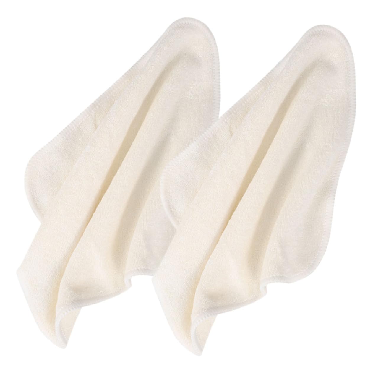 BESTYASH 5 Series Toallas Para Lavarse La Cara Tallas De Cara Vestimenta Toallita Lavar La Ropa Paños De Lavado De Cara Fibra De Bambu Beige 2 Piezas X 5