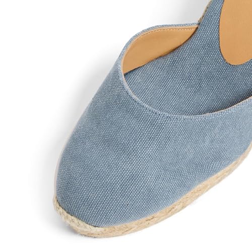 Image of Castaner | Espadrille with Wedge Carina Made in Canvas 7 cm | Woman
