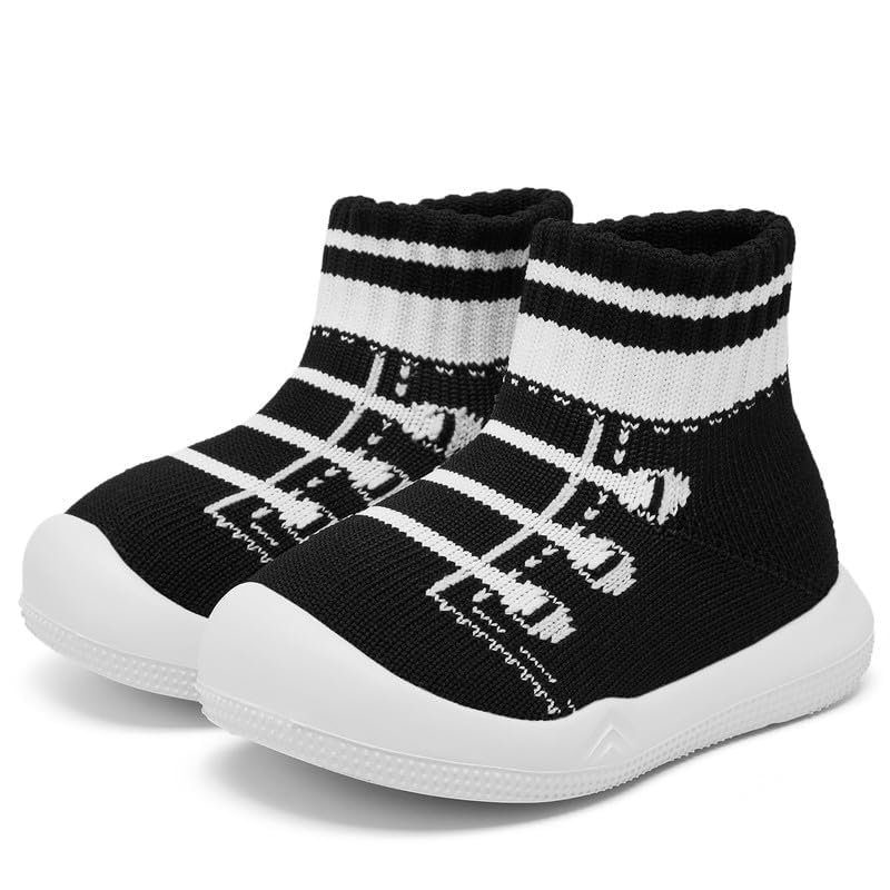 Image of Engtoy Baby Shoes & Socks - Non-Slip Breathable Slippers with Soft Rubber Sole - Baby Boys & Girls Slip On Sneakers