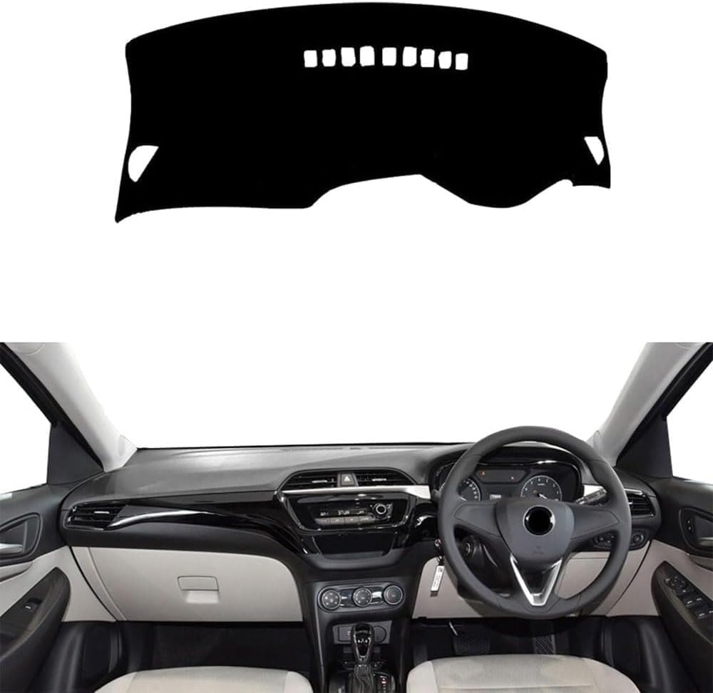 ZhangXD Car Dashboard Cover for Buick Excelle 2018-2020, Non-Slip Dash Board Sun Shield Protector Anti-Glare Anti Dust Interior Accessories
