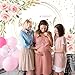 Mocsicka Floral Sweet Baby Girl Backdrop It's a Girl Baby Shower Background Watercolor Pink Party Cake Table Decoration Photo Booth Props (7x5ft)